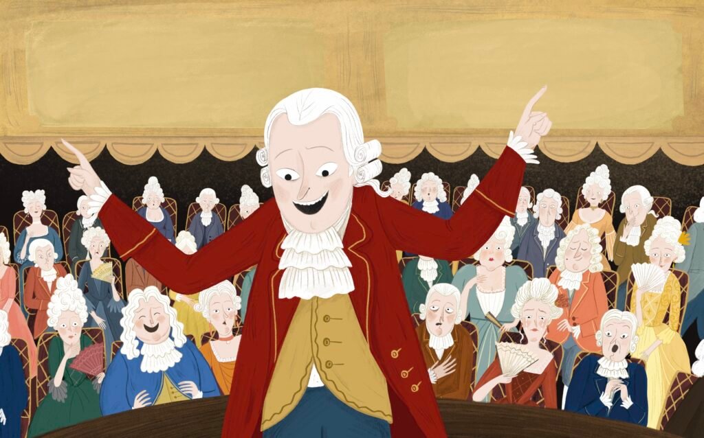 'Mozart 'by Maria Isabel Sanchez Vegara -Quarto publishing -little people big dreams -illustrated by Lia Visirin