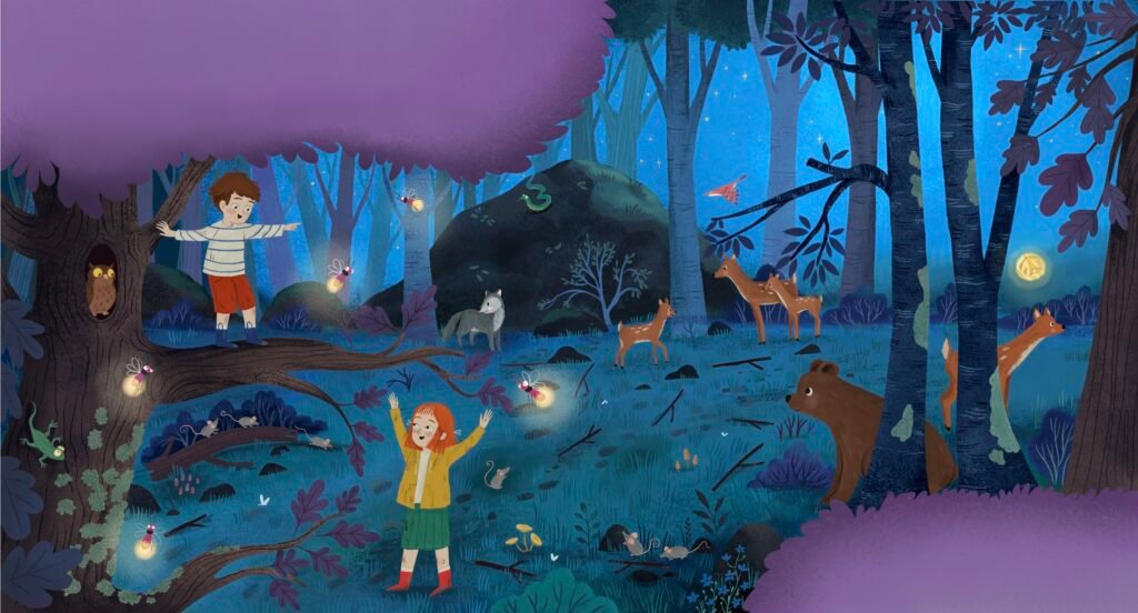 Mystery Forest published by Albatros media illustrated by Lia Visirin