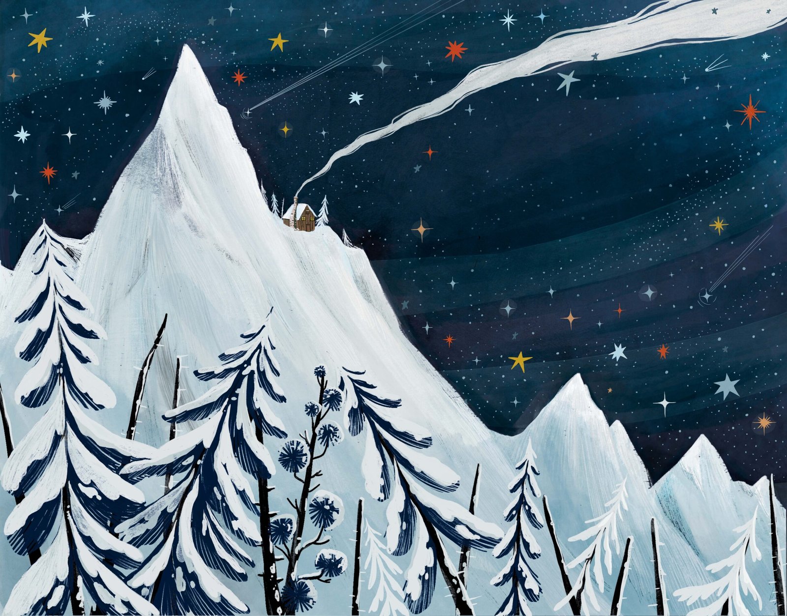 Nachtlampje by Eva Mesman picture book debut illustrated by Lia Visirin